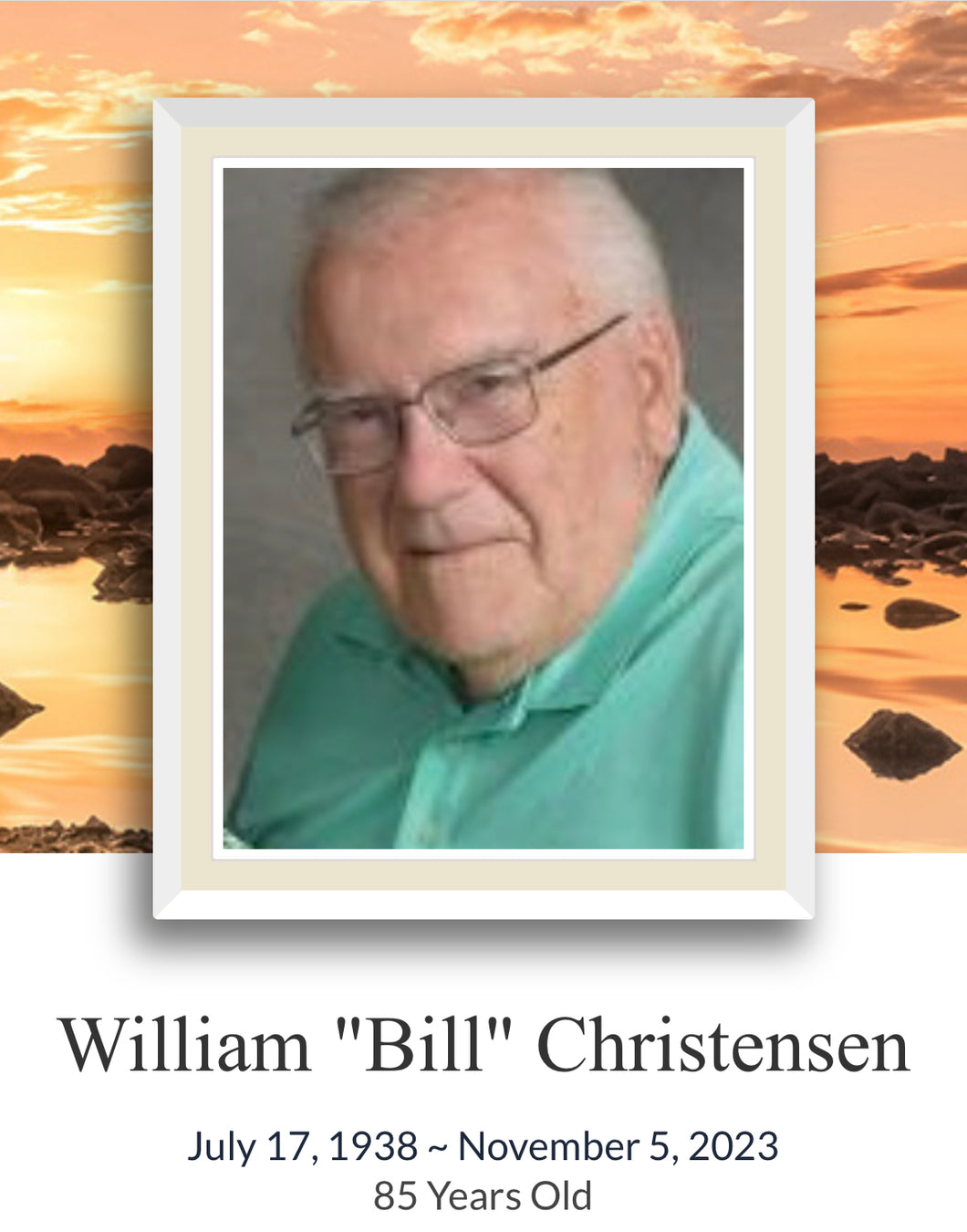 In Honor of Bill Christensen